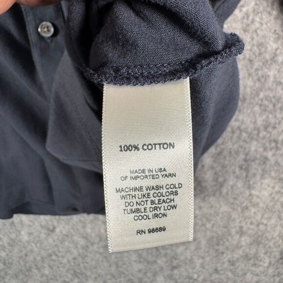 Todd Snyder Shirt Mens XL Blue Long Sleeve Premium Jersey Button Up Casual - Picture 7 of 10